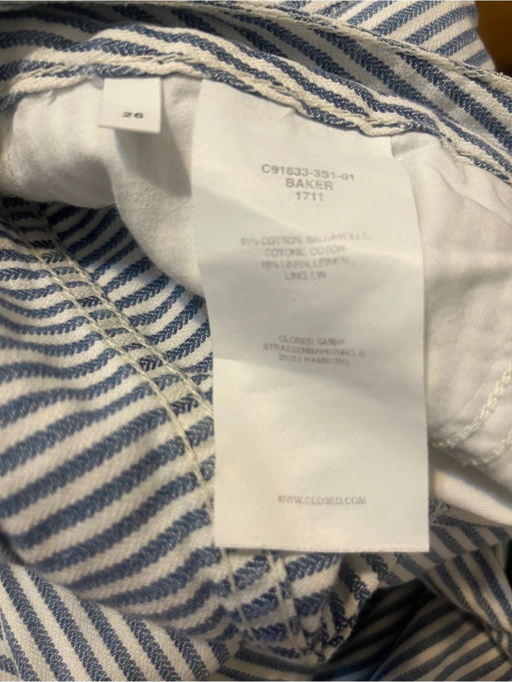 CLOSED
BAKER STRIPED DENIM - Picture 9 of 9